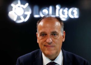 La Liga president Javier Tebas 