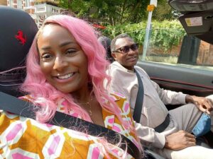 DJ Cuppy And Femi Otedola 