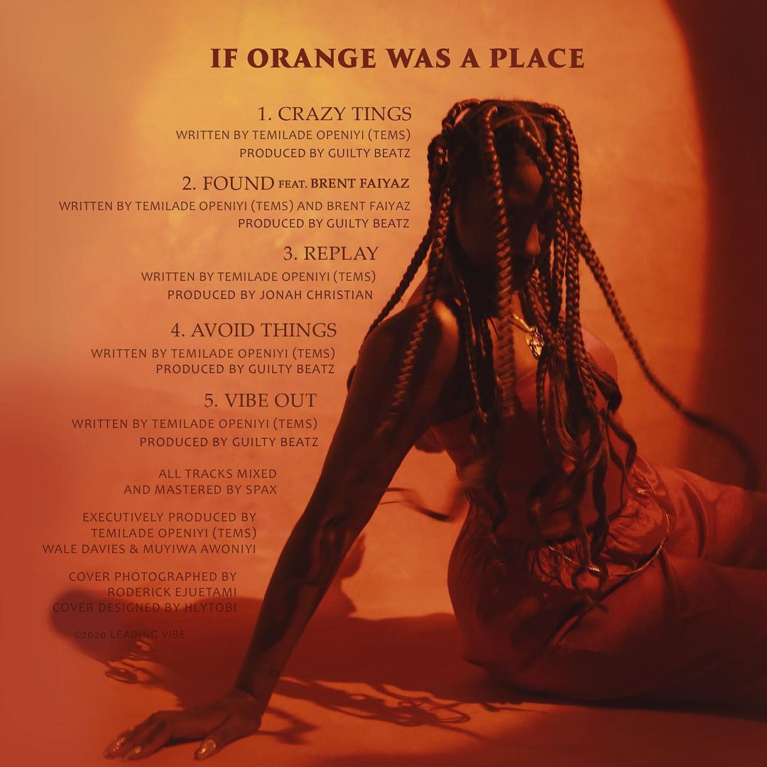 If orange was a place Tracklist