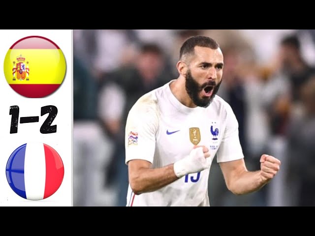 Spain Vs France 1-2 - Highlights