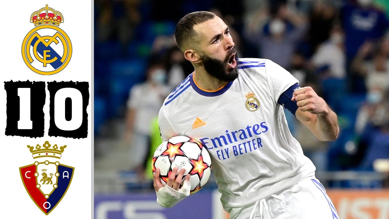 Real Madrid vs Osasuna 0-0 Highlights Download