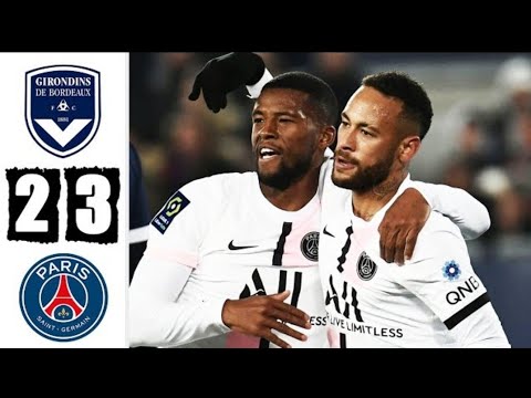 Bordeaux Vs PSG 2-3 Highlights Download