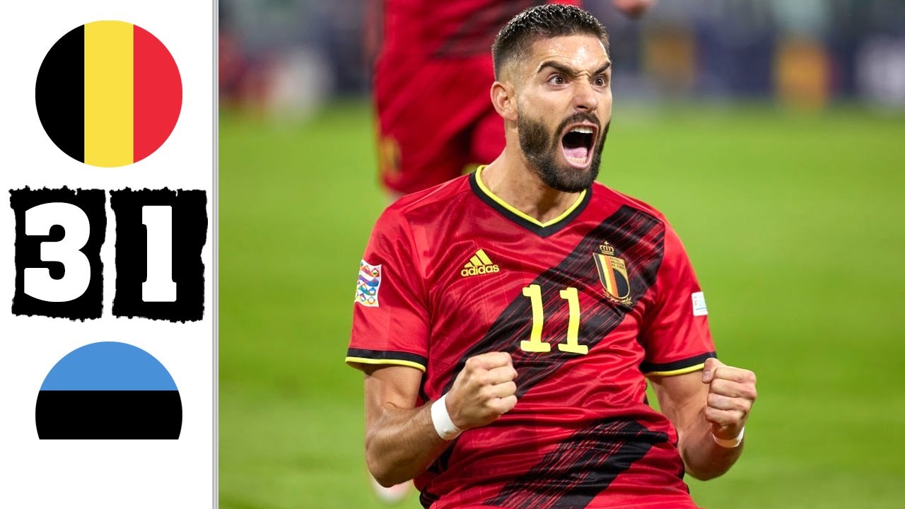 Belgium vs Estonia 3-1 Highlights Download