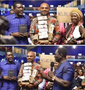 I am overwhelmed at his Generosity and heart full of Love" -Ailing Veteran Actor, Emeka Ani appreciates Billionaire Prophet Jeremiah Fufeyin over 6million Naira Cash